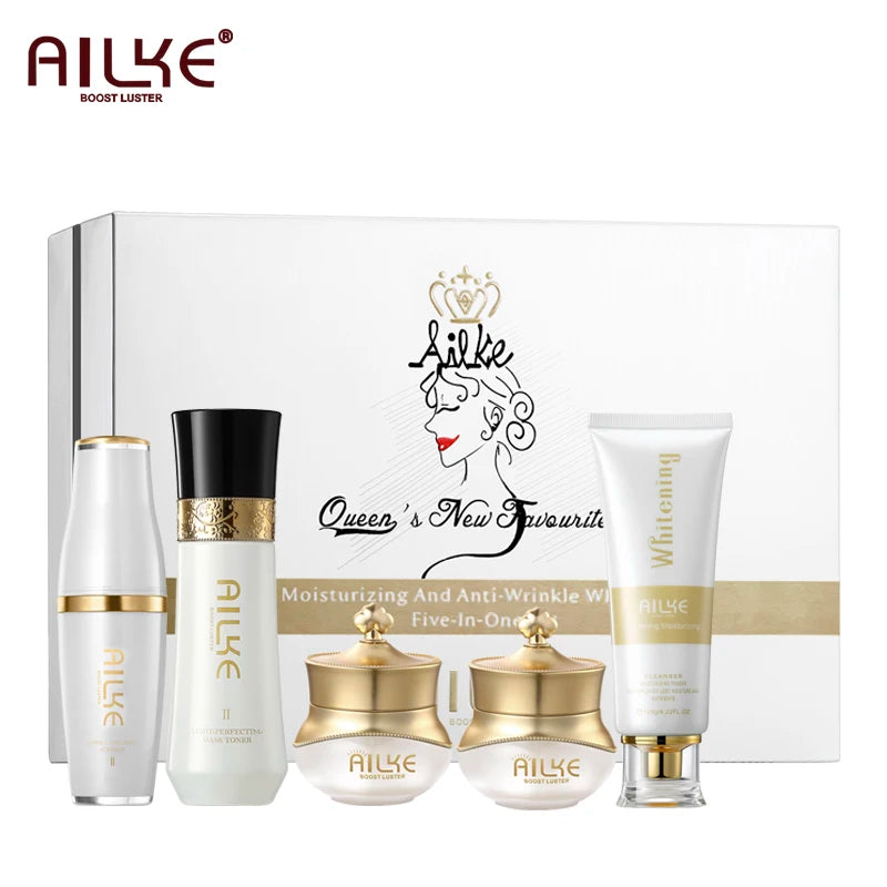 AILKE Éclat Suprême – Coffret Soin Visage 5-en-1