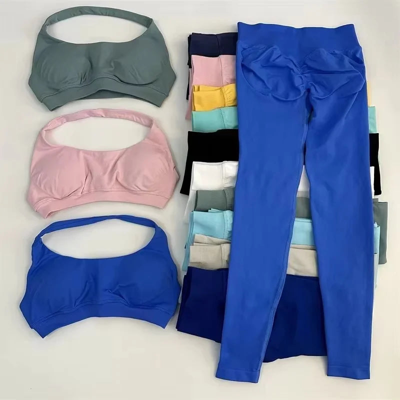 Ensemble de Yoga 2 Pièces Sans Couture – Femme